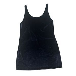 Pull and Bear Velvet Mini Little Black Dress Women's Size S New Years Eve Party